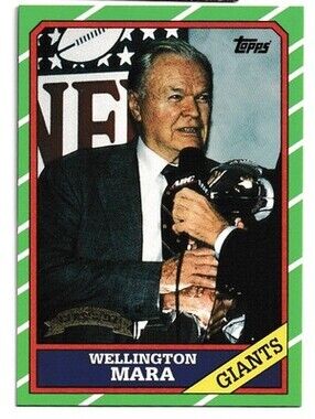 1997 Topps - Hall of Fame Induction Wellington Mara #3 Class Of 1997
